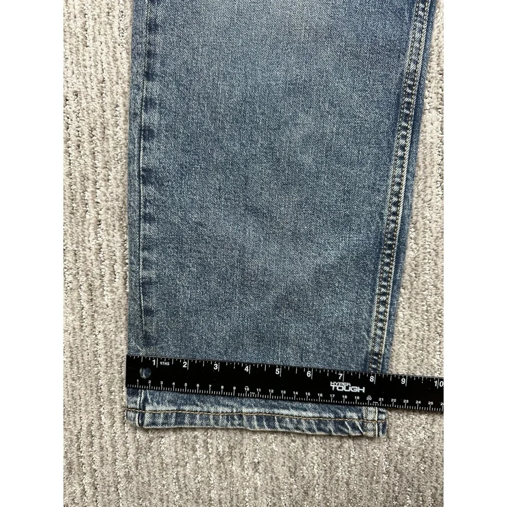 Levis 514 Jeans Mens 38x32 Blue Denim Straight Fit Logo Casual Pockets